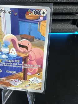 Pokemon TCG Lickitung Illustration Temporal Forces 180/162 - Image 3