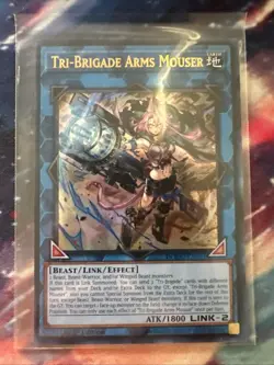 Yugioh! 1x Tri-Brigade Arms Mouser DOOD-EN051 Ultra Rare 1st Ed NM - Image 1
