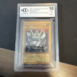 Yugioh GIANT SOLDIER STONE LOB-068 (GEM MINT) BCCG 10 Unlimited - Image 1