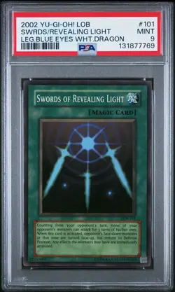 2002 Yu-Gi-Oh! Swords Of Reveal Light Legend of Blue Eyes LOB Unlim Super PSA 9 - Image 1