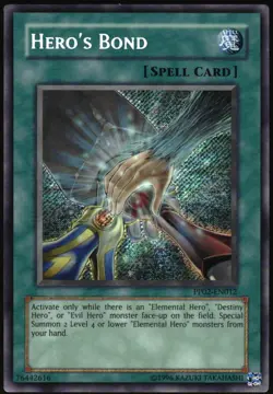 Yu-Gi-Oh! - Premium Pack 2 Hero's Bond 2008 PP02-EN012 Secret Rare Unlimited - Image 1