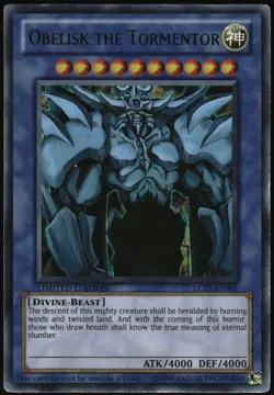 Yu-Gi-Oh! - Obelisk the Tormentor 2010 LC01-EN001 Ultra Rare Limited Edition - Image 2