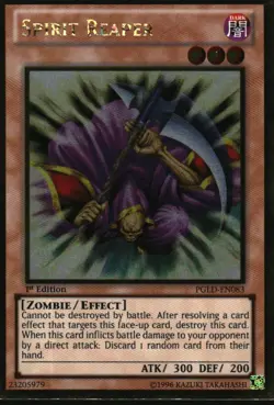 Yu-Gi-Oh! - Premium Gold Spirit Reaper 2014 PGLD-EN083 Gold Rare 1st Edition - Image 1