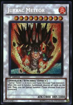 Yu-Gi-Oh! - Jurrac Meteor 2011 HA04-EN029 Secret Rare 1st Edition - Image 1