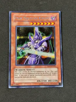 Yugioh Dark Magician Knight ROD-EN001 Promo Prismatic Secret Rare MINT - Image 1
