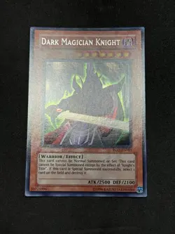 Yugioh Dark Magician Knight ROD-EN001 Promo Prismatic Secret Rare MINT - Image 2