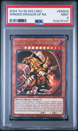 Yu-Gi-Oh! - Winged Dragon of Ra 2024 LDK2-ENS03 Limited Edition PSA 9 - Image 1