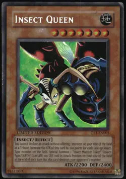Yu-Gi-Oh! - 2004 Tins Insect Queen 2004 CT1-EN005 Secret Rare Limited Edition - Image 1