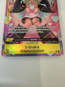 One Piece Card Game S-Snake OP08-112 SR Alt Art Parallel Two Legends English NM - Image 3