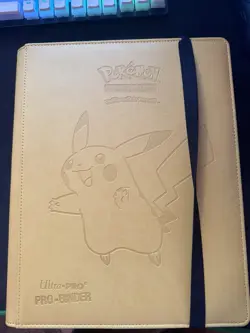 Pokemon Binder Card Lot (Ultra pro Binder - Pikachu) 116 Card Count Full Arts - Image 1
