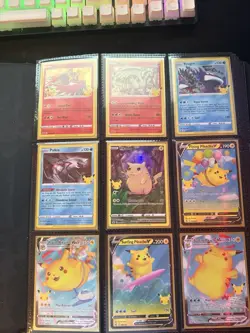 Pokemon Binder Card Lot (Ultra pro Binder - Pikachu) 116 Card Count Full Arts - Image 2