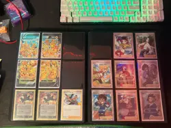 Pokemon Binder Card Lot (Ultra pro Binder - Pikachu) 116 Card Count Full Arts - Image 5