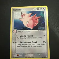 Pokemon TCG Clefable Unseen Forces Reverse Holo Stamped Card 36/115 - Image 1
