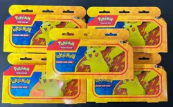 Pokemon Trading Card Game Back To School Pencil Case Lot of 5 Factory Sealed NEW - Image 1