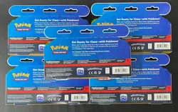 Pokemon Trading Card Game Back To School Pencil Case Lot of 5 Factory Sealed NEW - Image 2