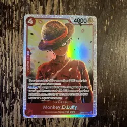 One Piece Monkey D. Luffy Card Game OP12-015 SR Legacy of the Master - Image 1