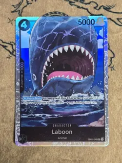 One Piece Card Game Laboon (Original Print) EB01-048 Super Rare NM English - Image 1