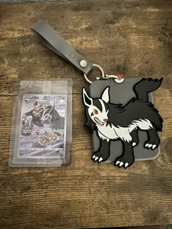 Mightyena - Simplified Chinese - Keychain/Card Holder - Pokemon TCG with PROMO - Image 1