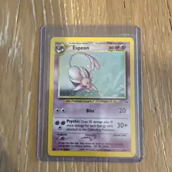 Espeon - 1/75 - Pokemon Neo Discovery Unlimited Holo Rare Card WOTC NM - Image 1