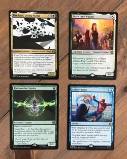 Lot of Magic: The Gathering / Marvel’s Spider-Man - (4) Rare Cards - Image 1