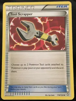 Pokemon TCG Tool Scrapper 116/124 Uncommon Base Card Dragons Exalted Set - NM - Image 1