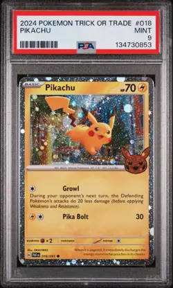 Pokemon TCG Graded Card Lot Pikachu Gengar Cosmos Holo Mint PSA 9 👻⚡🎁 - Image 3