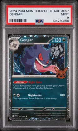 Pokemon TCG Graded Card Lot Pikachu Gengar Cosmos Holo Mint PSA 9 👻⚡🎁 - Image 5