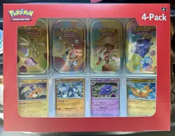 Pokemon TCG: Scarlet & Violet 151 Mini Tin 4 Pack + 4 Promos Cards💥 - Image 1