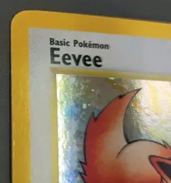 Holographic WOTC Black Star Promotional Pokemon Card: Eevee #11 - Image 2