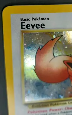 Holographic WOTC Black Star Promotional Pokemon Card: Eevee #11 - Image 4