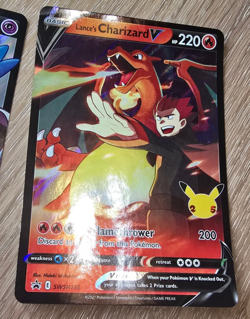 Lot 8 Oversized Pokemon Cards Dark Sylveon V Charizard V Pikachu Zekrom - Image 5