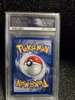 PSA 9 Mint 2001 Pokemon Game Promo Brock's Vulpix W Gold Stamp Card Top Deck Mag - Image 2