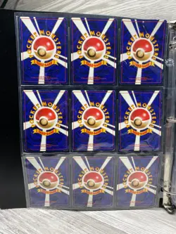 Pokemon Cards Binder JAPANESE 1999 Old Collection Lot Vintage Random NO HOLOs - Image 2