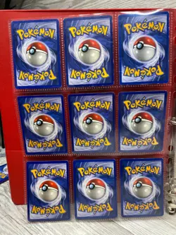 Pokemon Cards Binder ORIGINAL 1995 Old Collection Lot Vintage Random Base Set - Image 2
