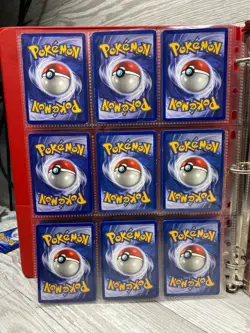 Pokemon Cards Binder ORIGINAL 1995 Old Collection Lot Vintage Random Base Set - Image 4