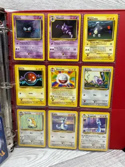 Pokemon Cards Binder ORIGINAL 1995 Old Collection Lot Vintage Random Base Set - Image 5