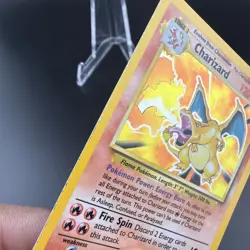 Pokemon TCG Charizard Holo Rare Card Base Set 4/102, 1999 MP - Image 4