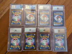 Pokemon Mixed Lot Of 8 Graded Cards Japanese, Modern, Vintage, CGC Pristine 10 - Image 2
