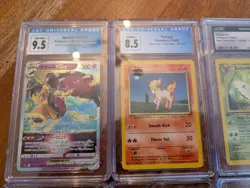 Pokemon Mixed Lot Of 8 Graded Cards Japanese, Modern, Vintage, CGC Pristine 10 - Image 3