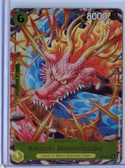 One Piece Card Game - Kouzuki Momonosuke (Event Pack Vol. 4) P-064 - NM - Image 1