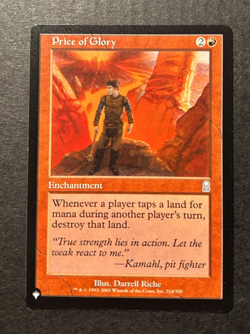 Price of Glory The List Reprints - Image 1