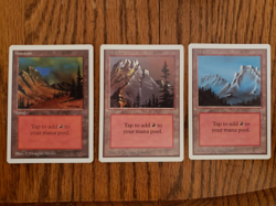 Magic the Gathering Unlimited Mountain Set NM/NP 94 SO - Image 1