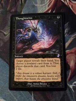 MTG Thoughtseize Time Spiral Remastered Regular #334 - Image 2