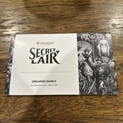 MTG Secret Lair Dreaming Darkly Rainbow Foil Edition Factory Sealed - in hand! - Image 1