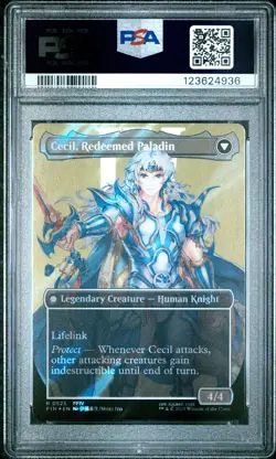 4936 Cecil Dark Knight Paladin 2025 MTG Final Fantasy #0525 Surge Foil PSA 10 - Image 2