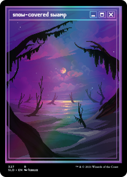 Secret Lair Drop: PIXEL SNOW LANDS Factory Sealed foil mtg Free Shipping - Image 4