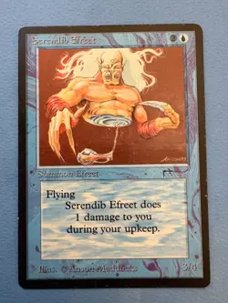 MTG Arabian Nights Edition, Serendib Efreet! 1993 Vintage Magic! - Image 1