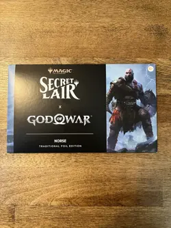 Secret Lair x God of War: Norse Foil Edition Playstation Superdrop MTG Sealed - Image 1