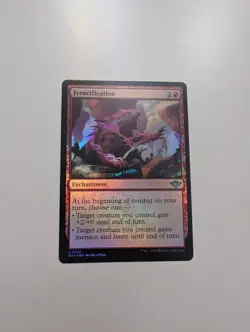 MTG - Ferocification (Foil) - Outlaws of Thunder Junction NM/M Condition - Image 1