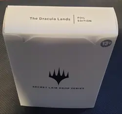 MTG Magic the Gathering Secret Lair - The Dracula Lands (Foil Edition) Sealed! - Image 2